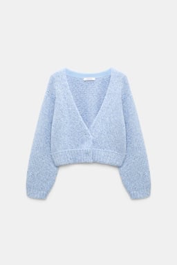 Dorothee Schumacher Merino-cashmere cardigan blue mouliné