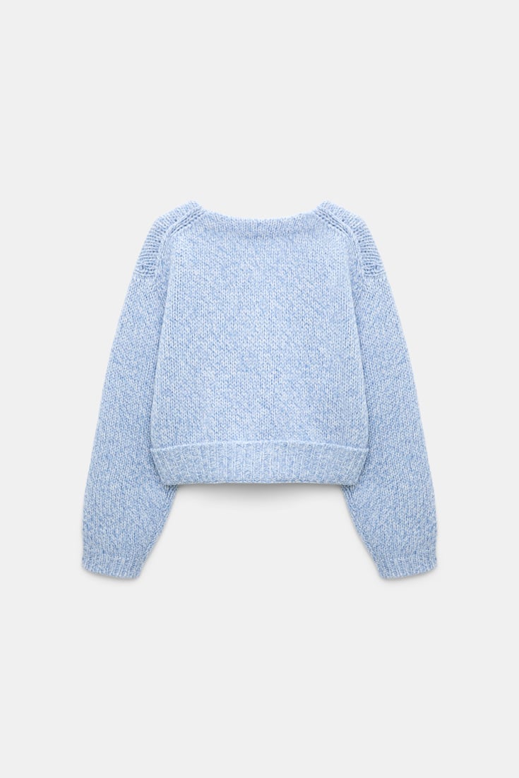 Dorothee Schumacher Merino-cashmere cardigan blue mouliné