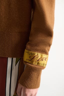 Dorothee Schumacher Pullover mit Rundhals aus Merino und Kaschmir saffron