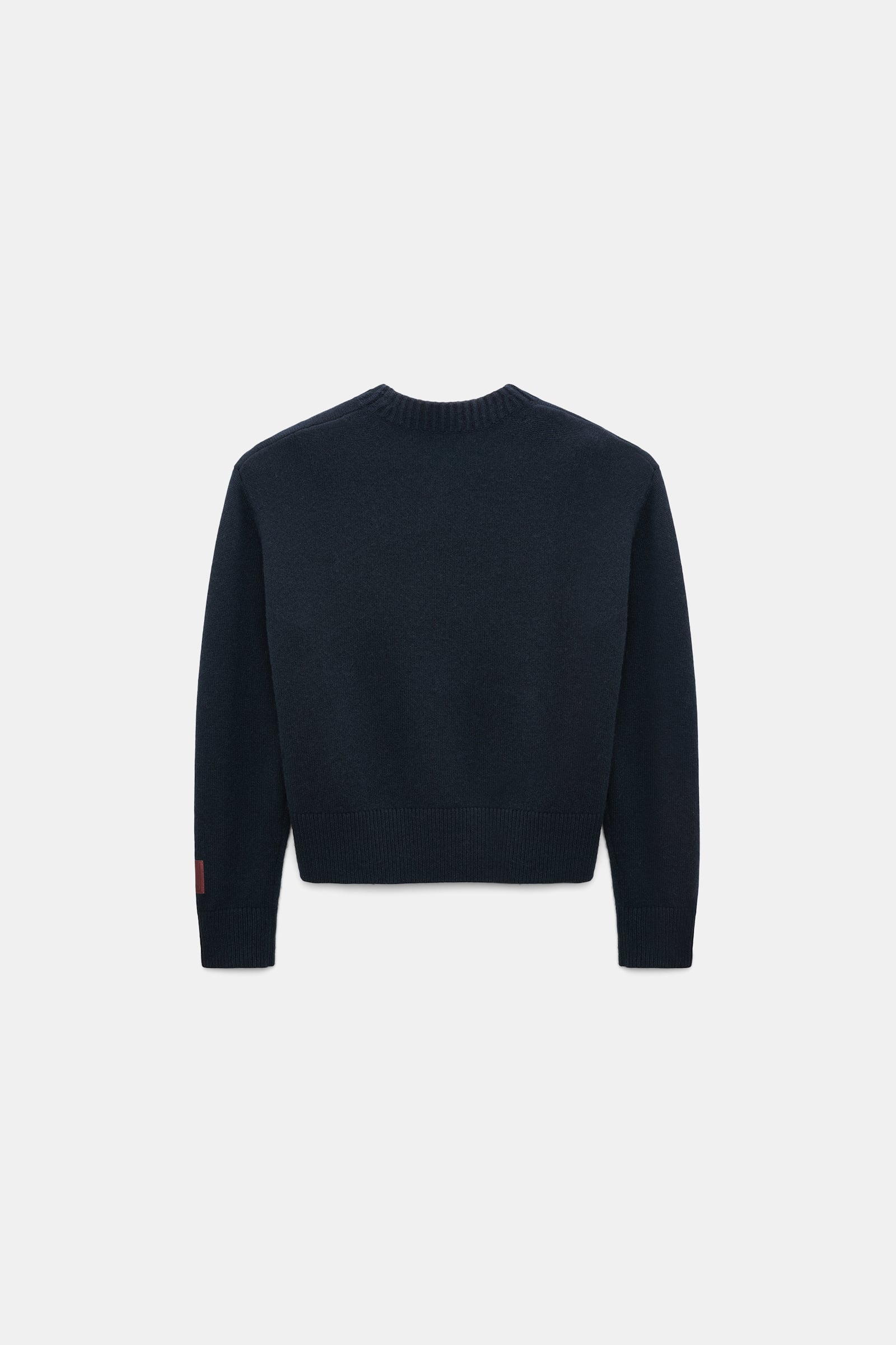 Dorothee Schumacher Merino-cashmere round neck pullover midnight navy