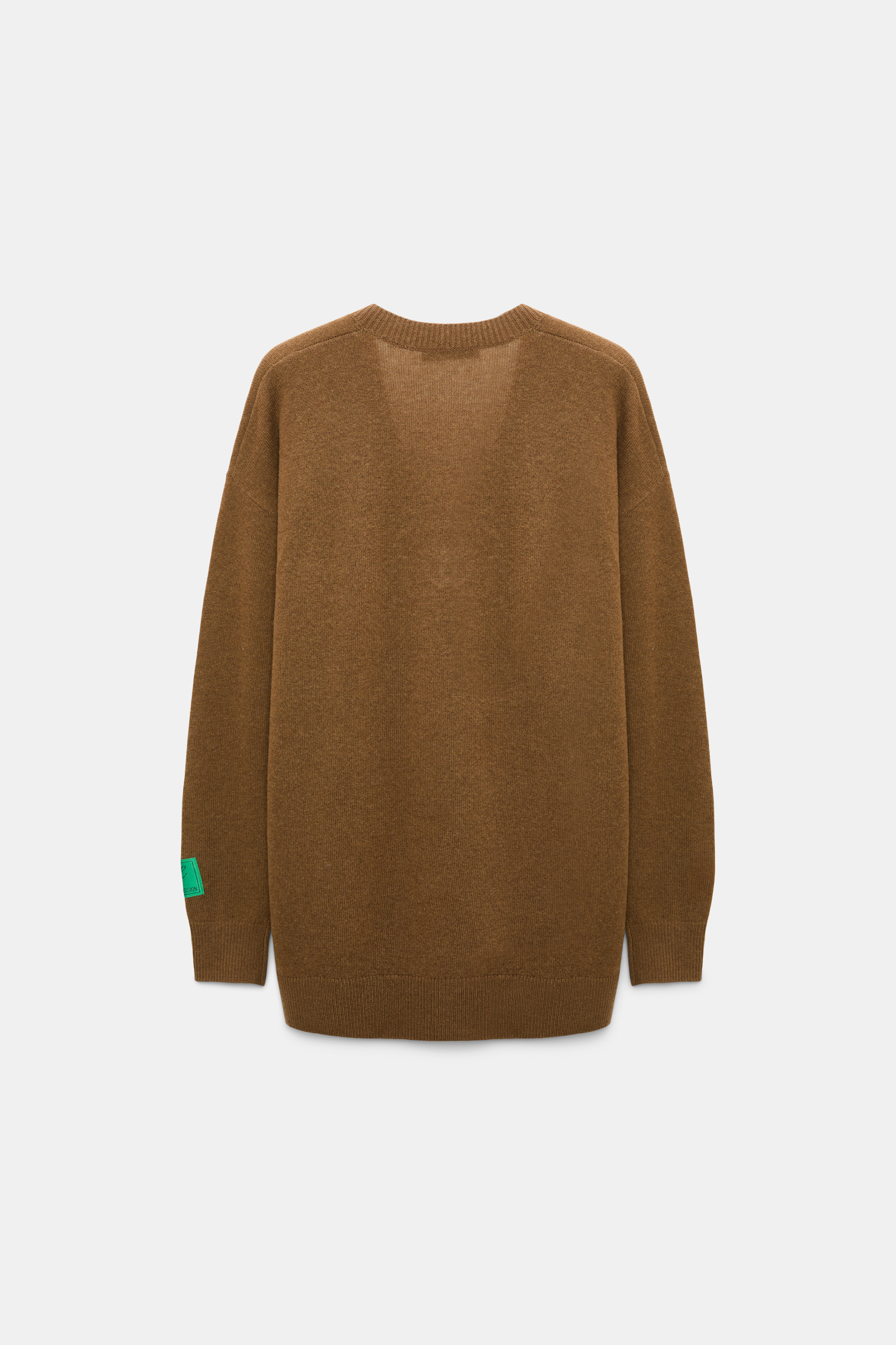 Dorothee Schumacher Merino-cashmere V-neck pullover porcini