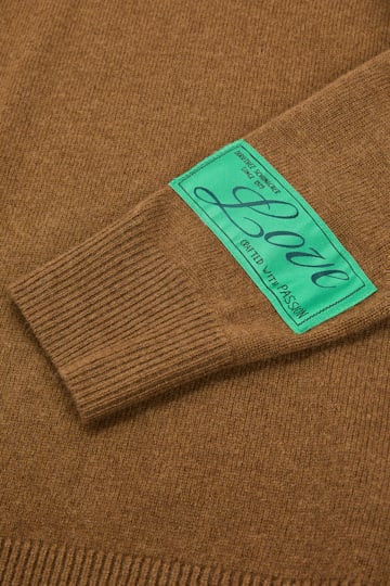 Dorothee Schumacher Merino-cashmere V-neck pullover porcini
