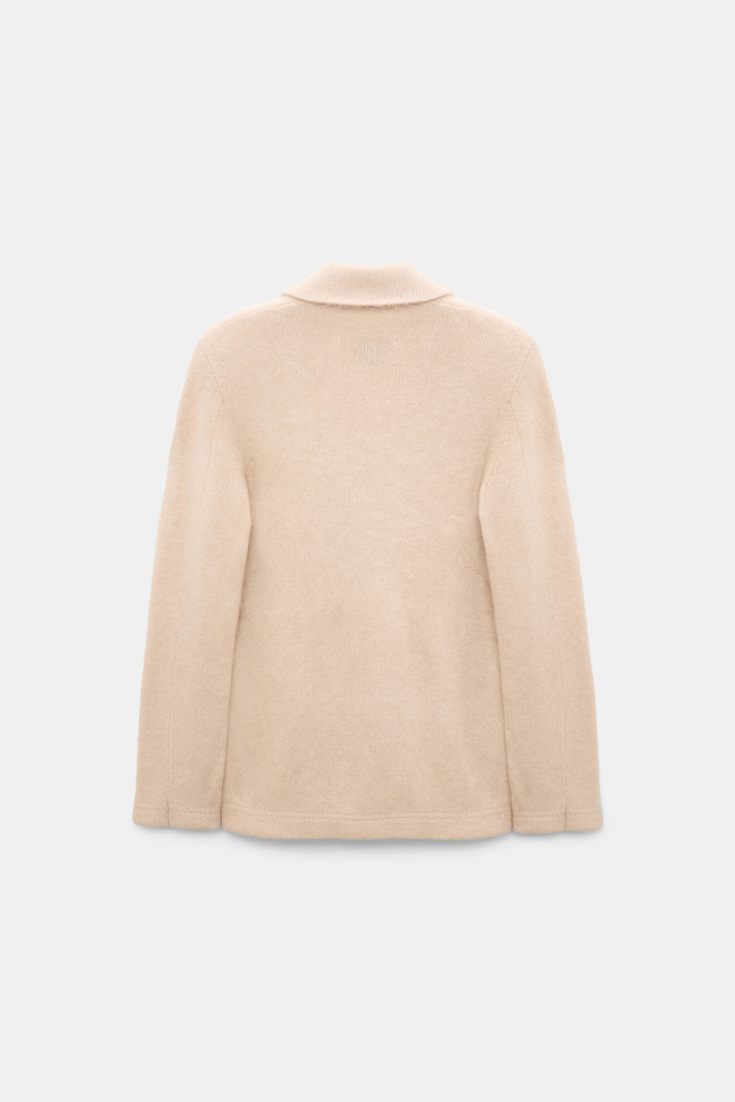 Dorothee Schumacher Merino-cashmere double-breasted blazer make up