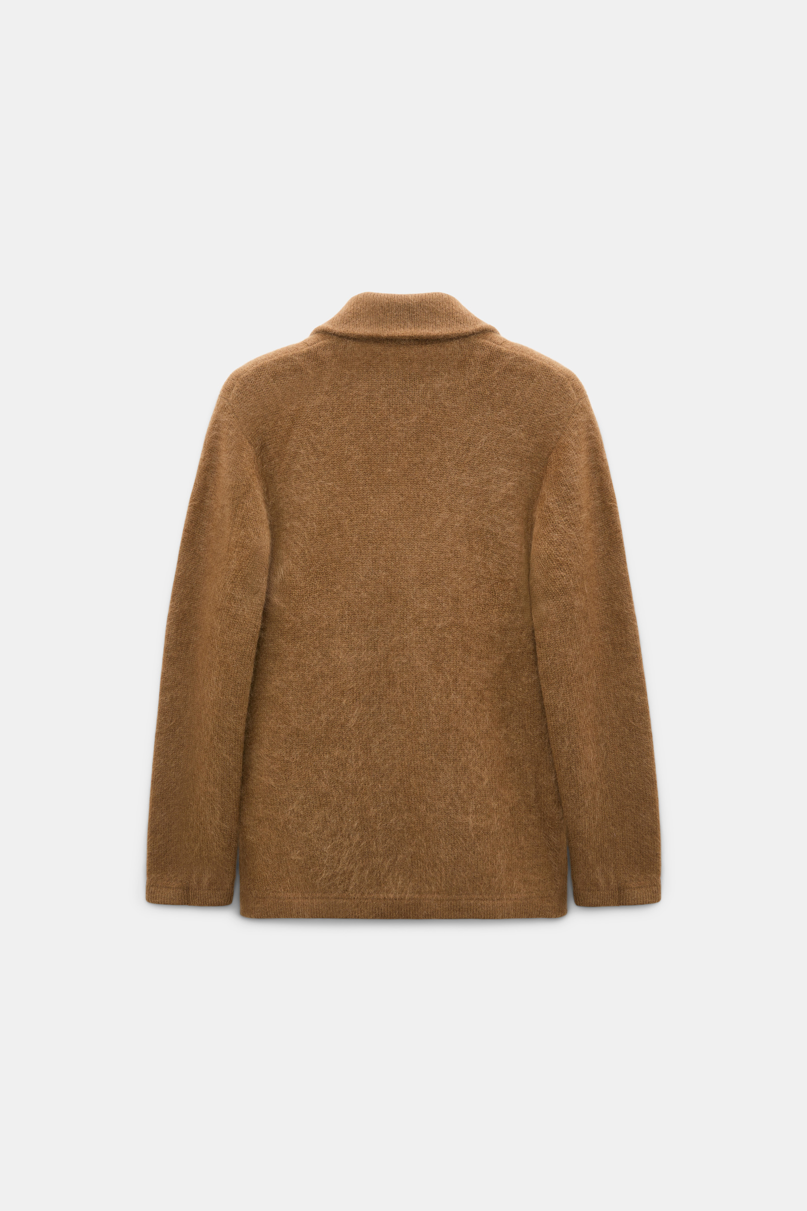 Dorothee Schumacher Merino-cashmere double-breasted blazer porcini