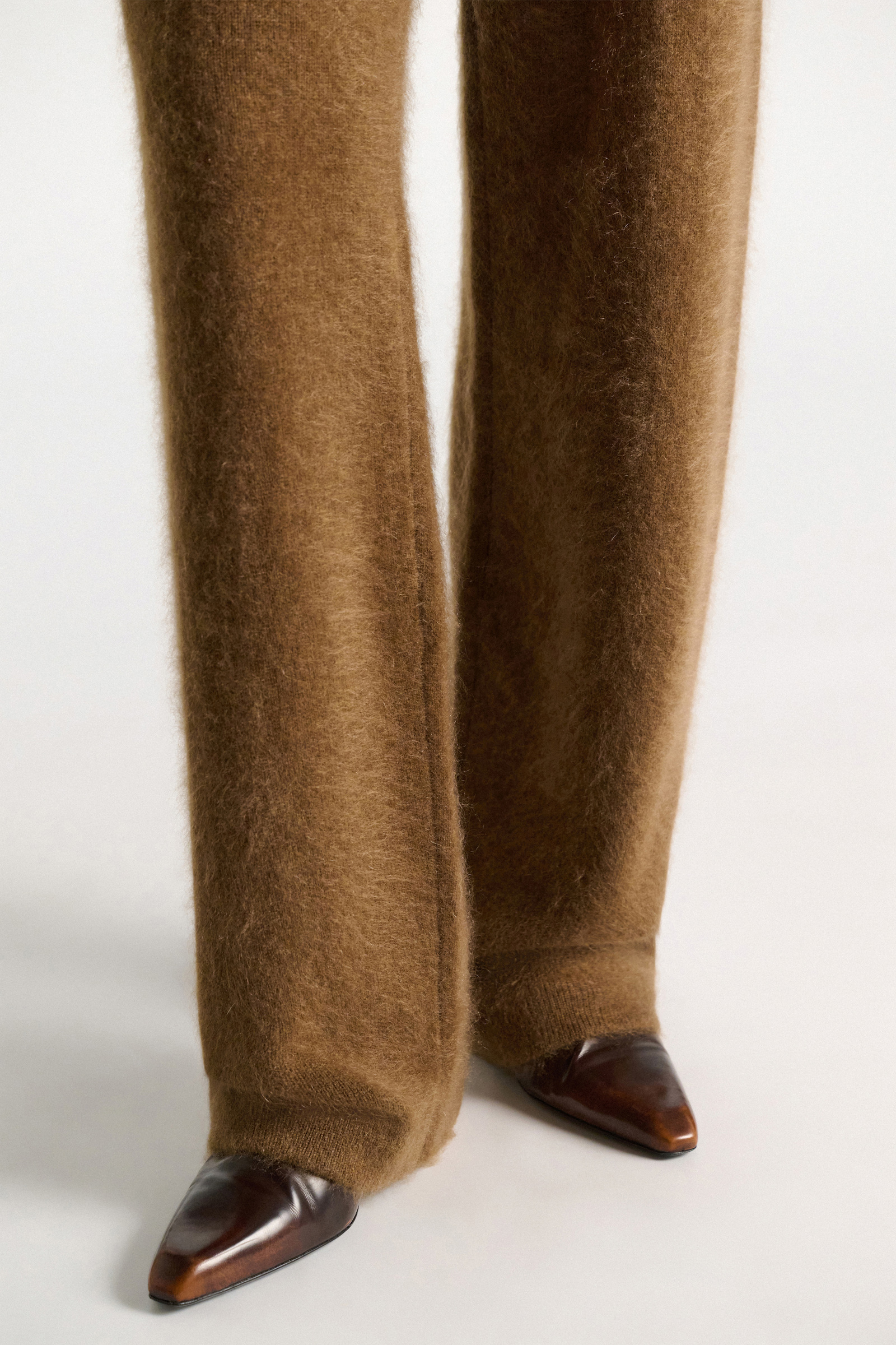 Dorothee Schumacher Pants aus Merino und Kaschmir porcini