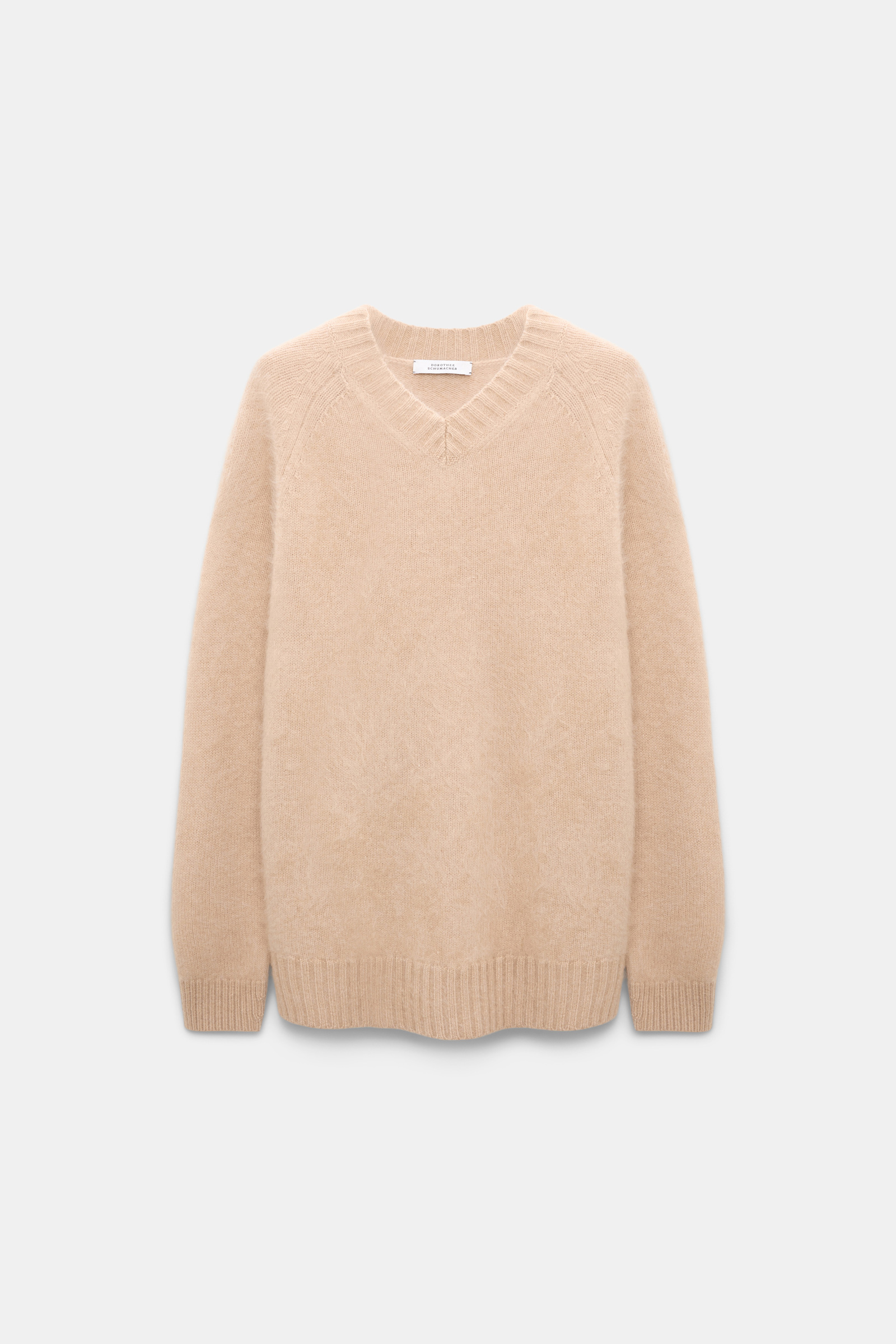 Dorothee Schumacher Pullover mit V-Ausschnitt aus Merino und Kaschmir make up
