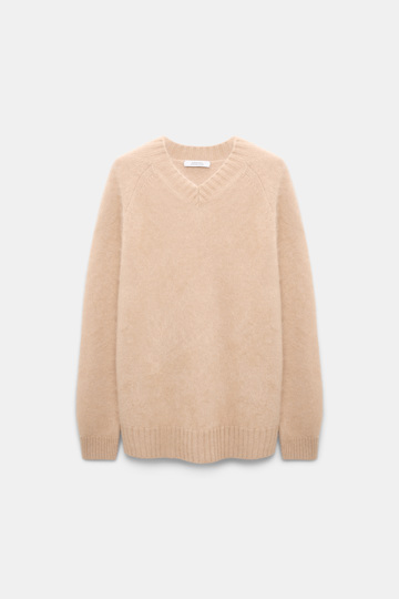 Dorothee Schumacher Merino-cashmere V-neck pullover make up