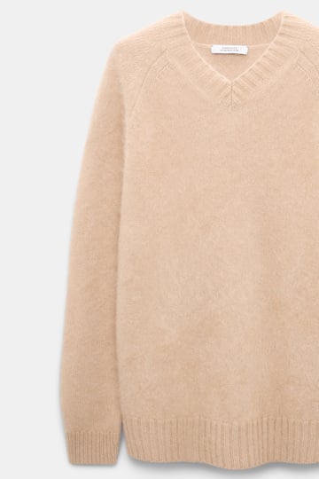 Dorothee Schumacher Merino-cashmere V-neck pullover make up
