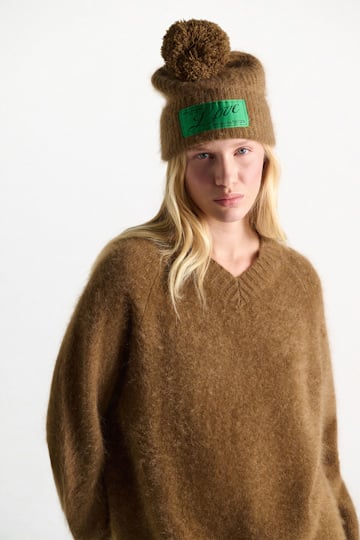 Dorothee Schumacher Merino-cashmere V-neck pullover porcini