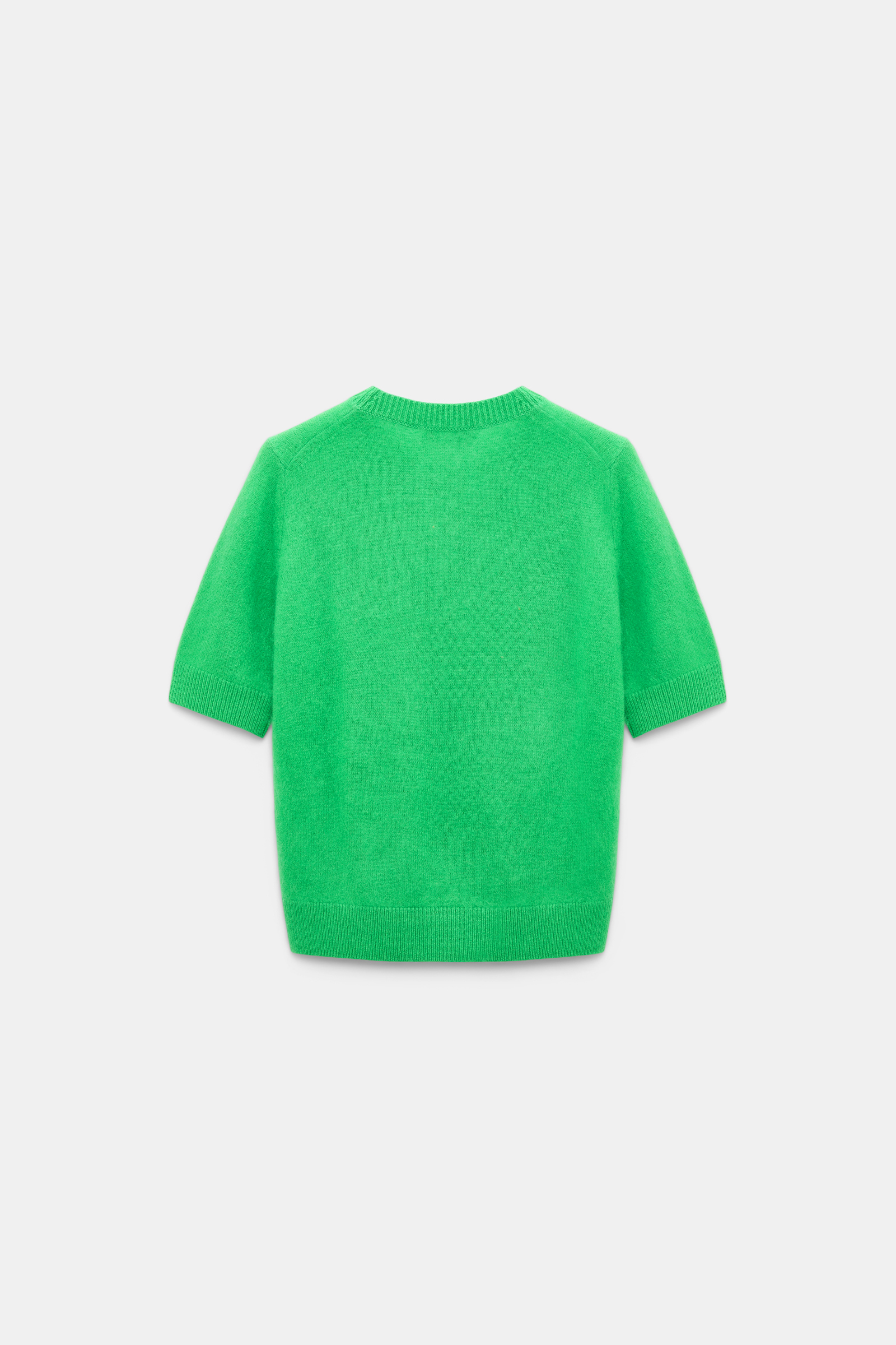 Dorothee Schumacher Merino-cashmere half sleeve pullover wasabi