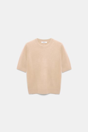 Dorothee Schumacher Merino-cashmere half sleeve pullover make up