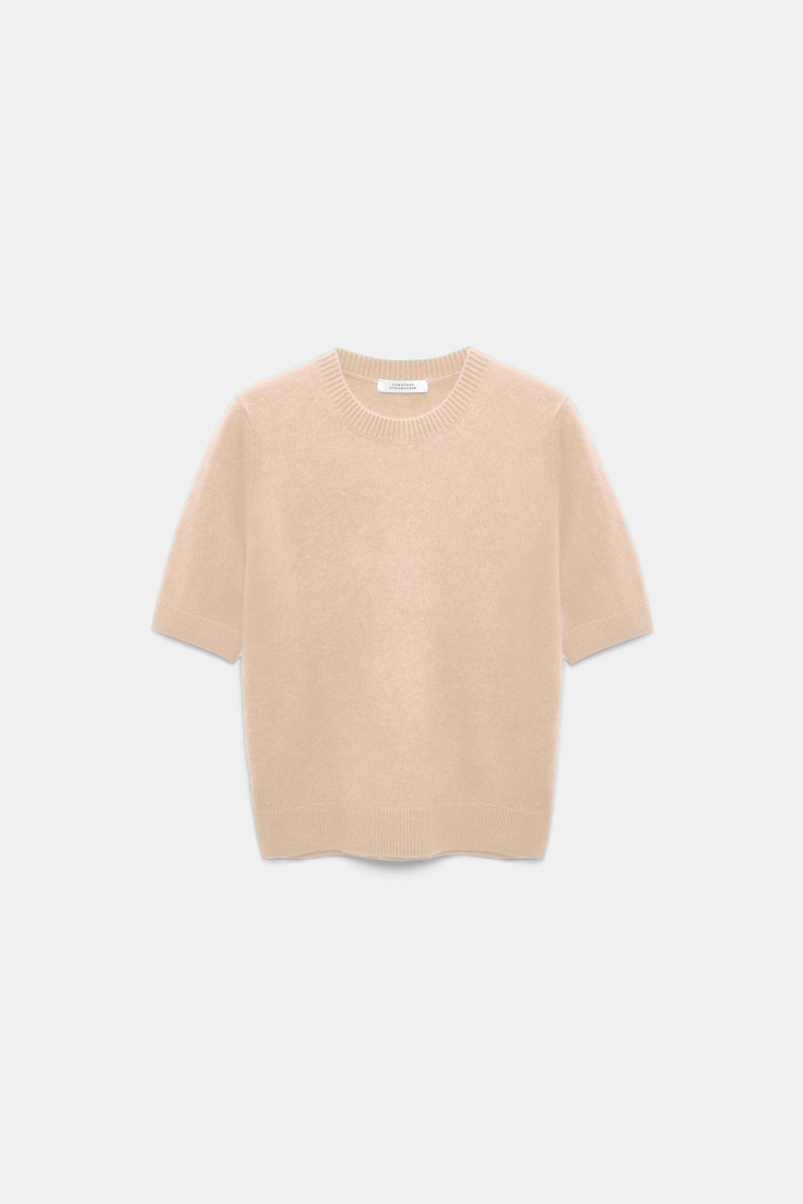 Dorothee Schumacher Merino-cashmere half sleeve pullover make up