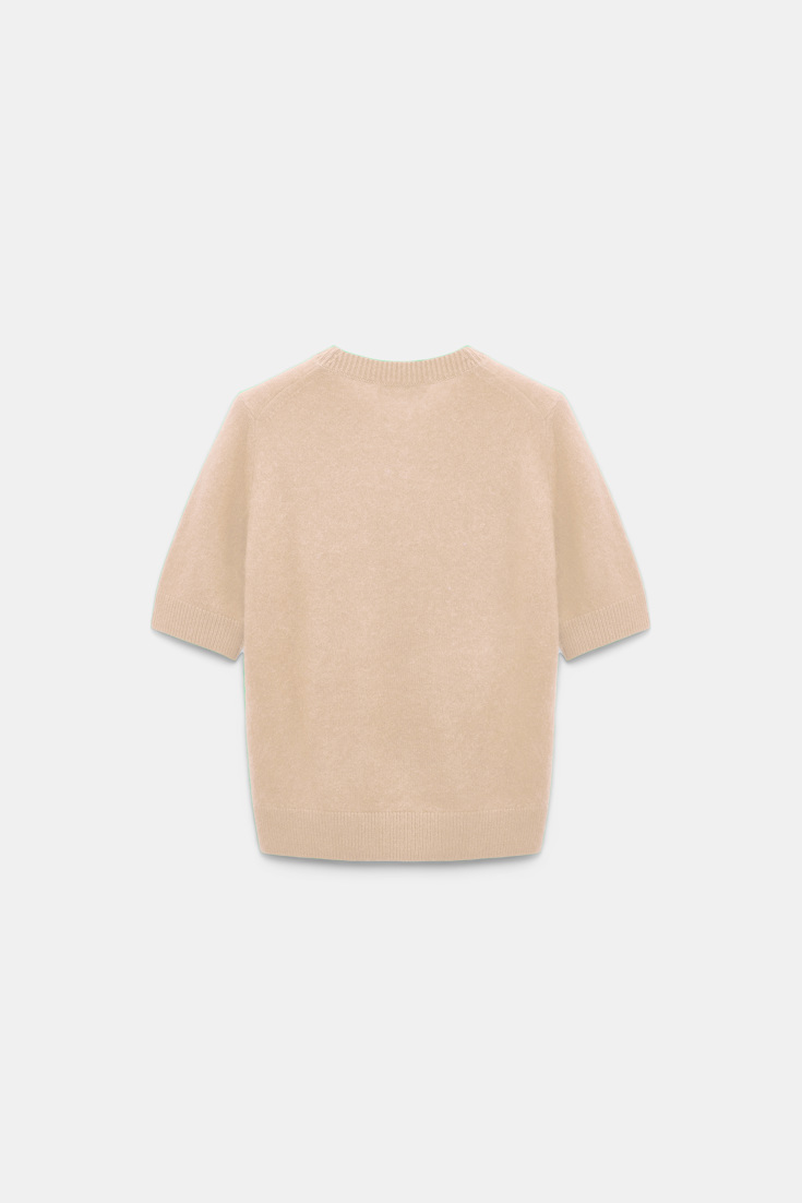 Dorothee Schumacher Merino-cashmere half sleeve pullover make up