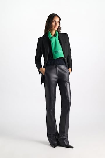 Dorothee Schumacher Merino-cashmere scarf wasabi