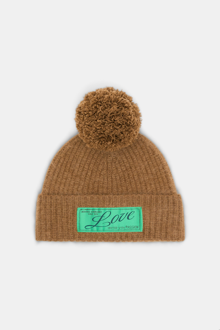 Dorothee Schumacher Mütze aus Merino und Kaschmir porcini