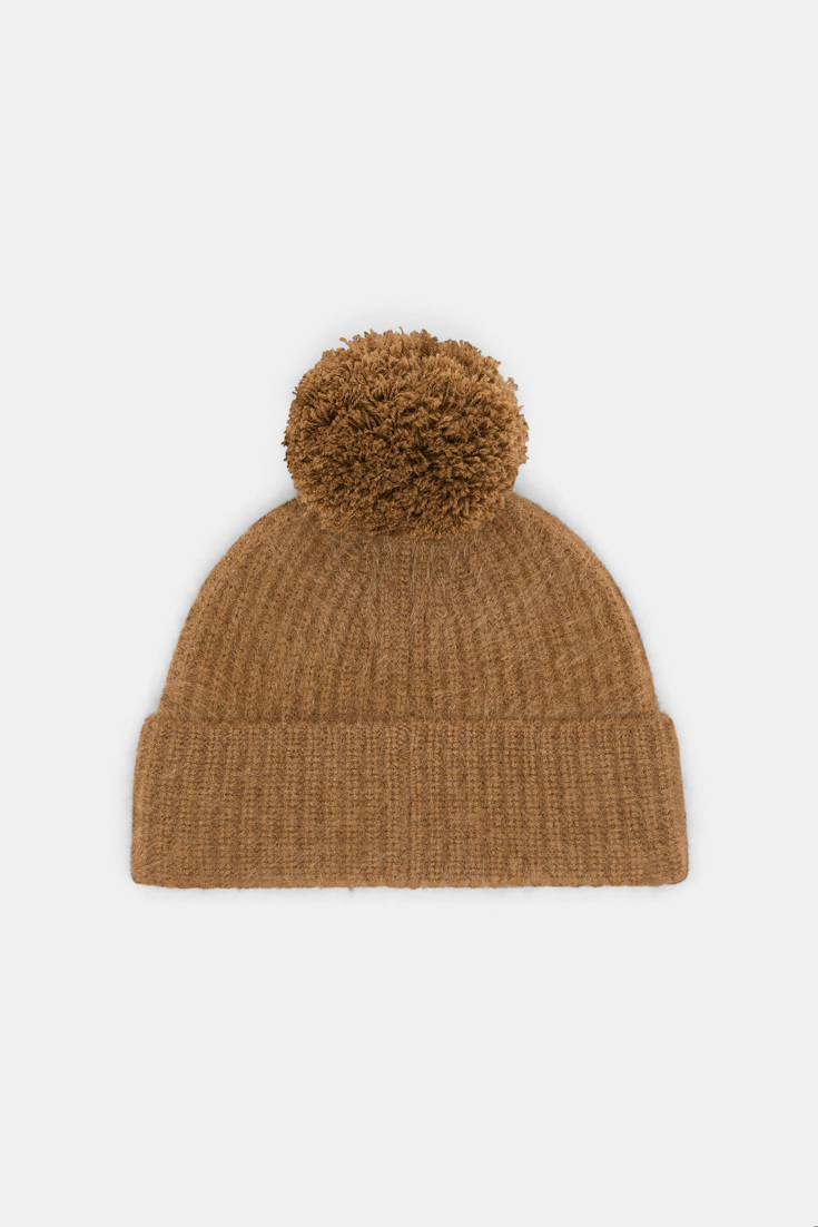 Dorothee Schumacher Mütze aus Merino und Kaschmir porcini
