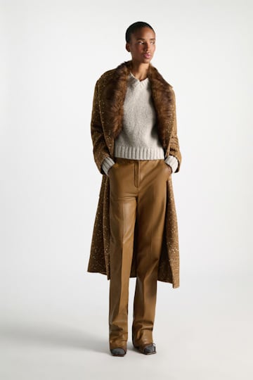 Dorothee Schumacher Cashmere V-neck pullover champignon