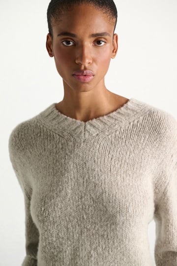 Dorothee Schumacher Cashmere V-neck pullover champignon