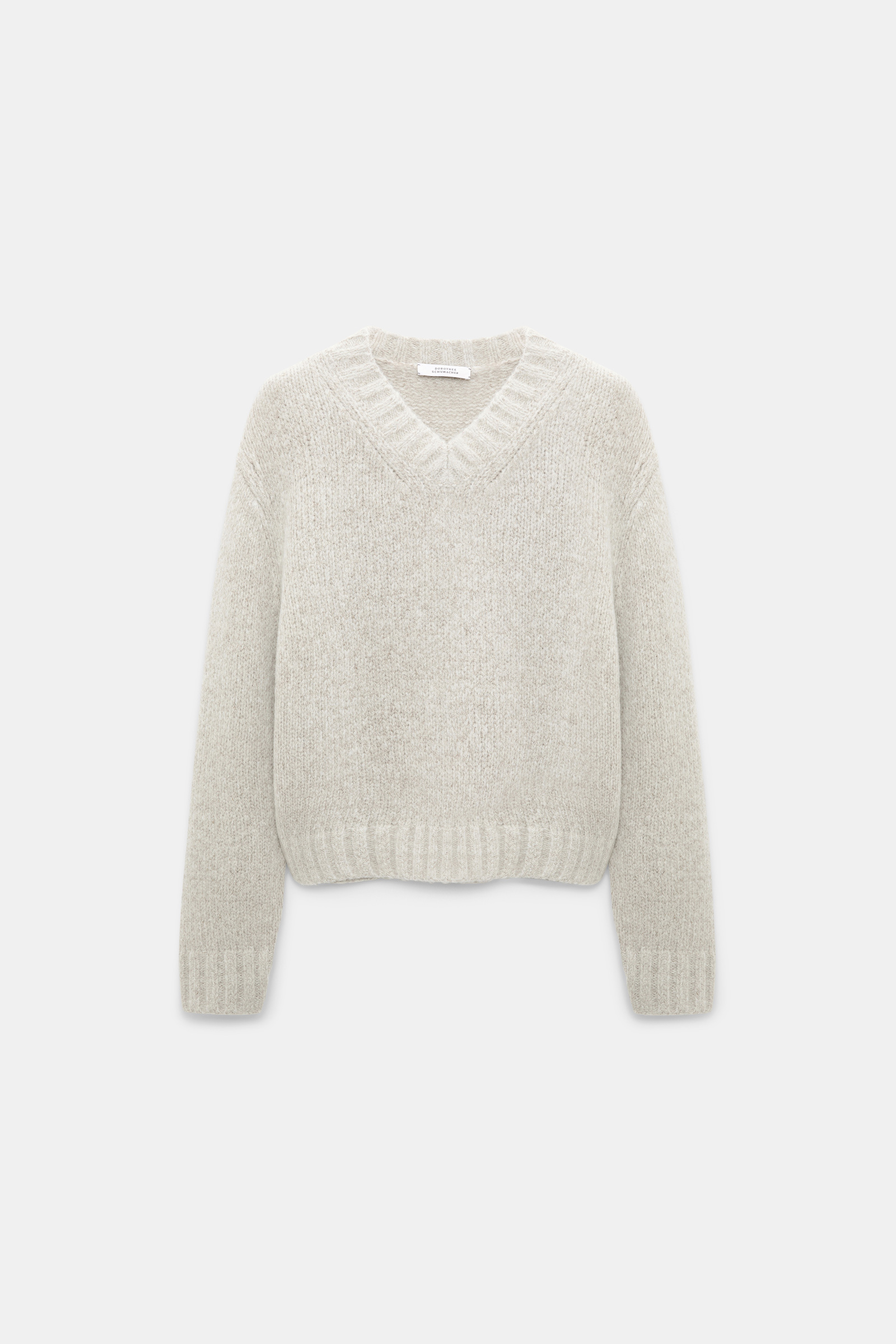 Dorothee Schumacher Cashmere V-neck pullover champignon