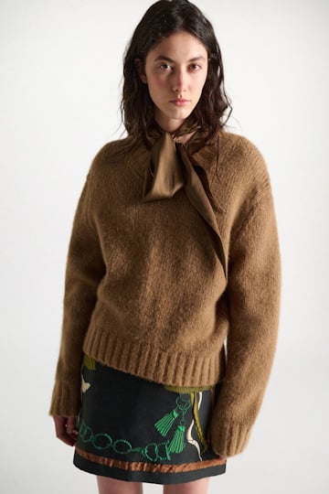 Dorothee Schumacher Cashmere V-neck pullover porcini