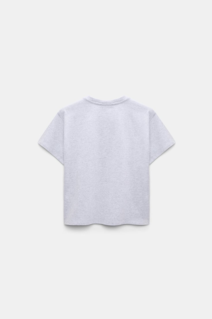 Dorothee Schumacher HI LOVE print T-shirt oyster grey