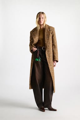 Dorothee Schumacher Long-sleeve top with lace details porcini