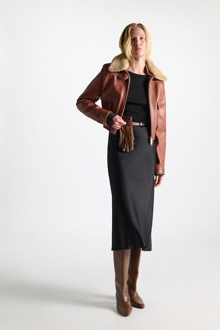 Dorothee Schumacher Long-sleeve top with lace details black