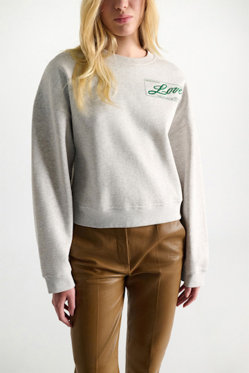 Dorothee Schumacher LOVE Sweatshirt oyster grey