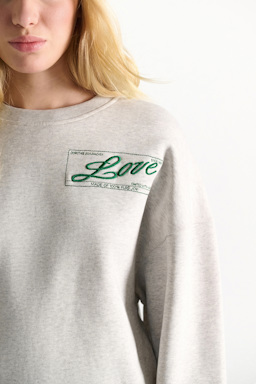 Dorothee Schumacher LOVE Sweatshirt oyster grey