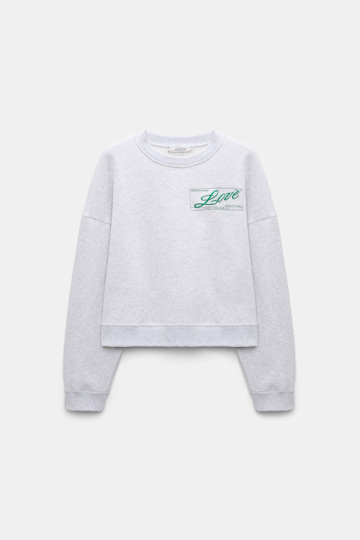 Dorothee Schumacher LOVE Sweatshirt oyster grey