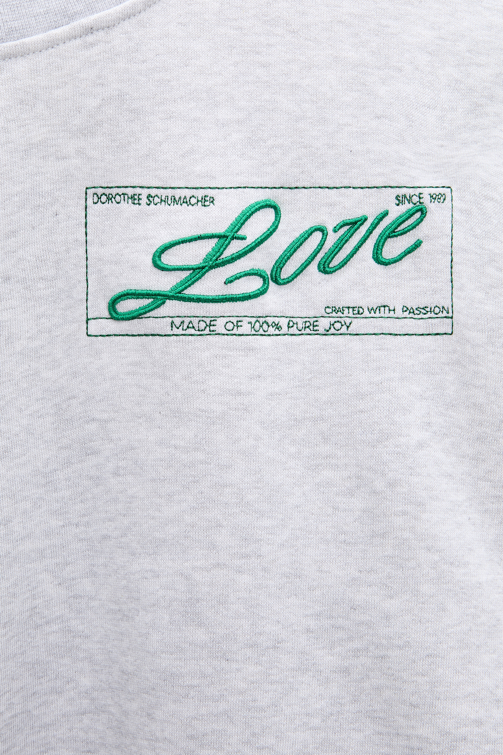Dorothee Schumacher LOVE Sweatshirt oyster grey