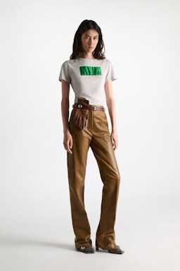 Dorothee Schumacher T-Shirt mit LOVE-Label grey mel. + label col.555