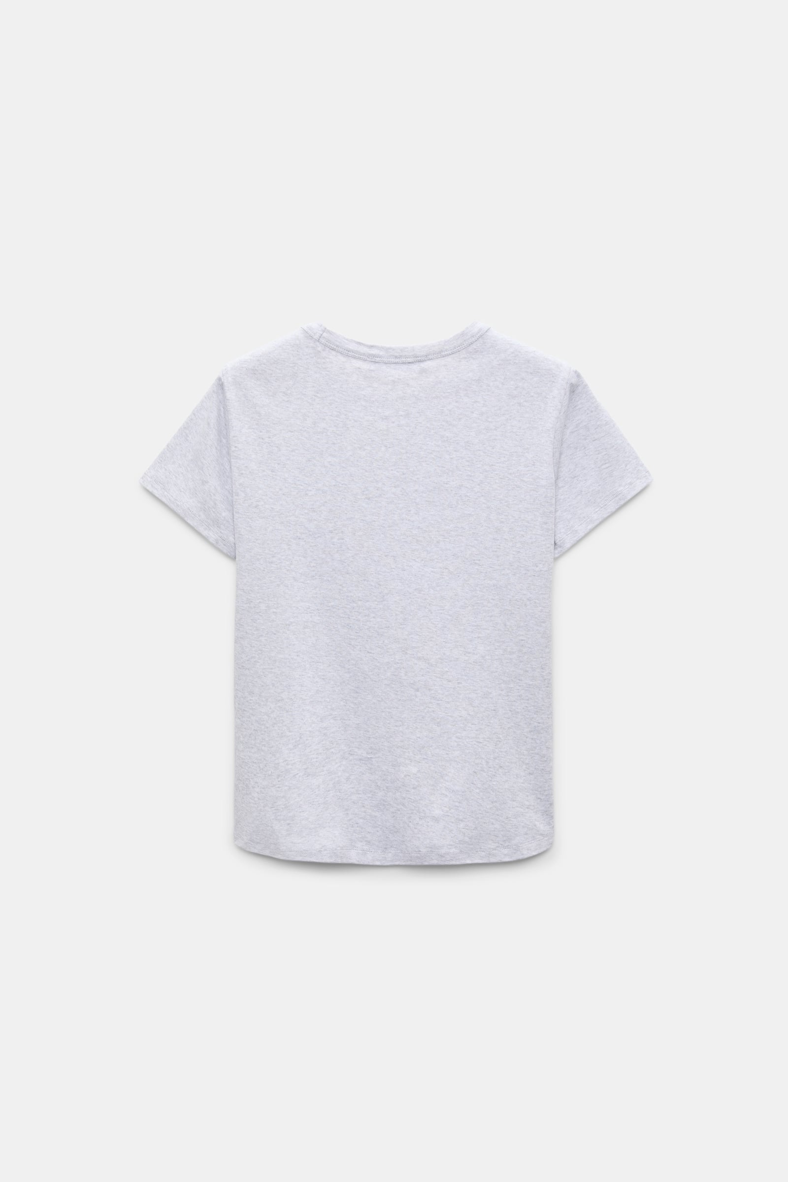 Dorothee Schumacher TELLING LOVE STORIES shrunken T-shirt grey mel. + label col.555