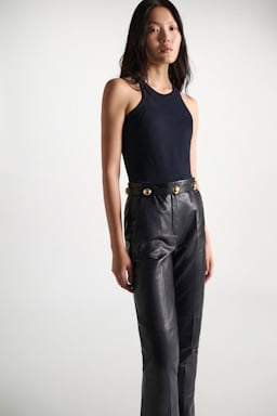 Dorothee Schumacher Stretch cotton tank top true navy