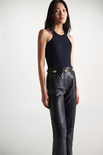 Dorothee Schumacher Tanktop mit Blütendetail true navy