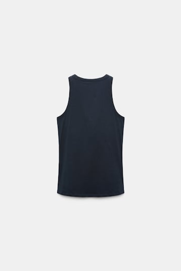Dorothee Schumacher Tanktop mit Blütendetail true navy