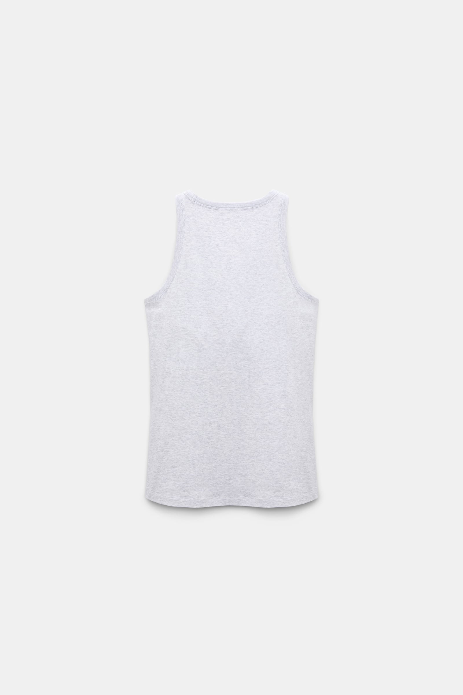 Dorothee Schumacher Tank top with removable flower brooch oyster grey