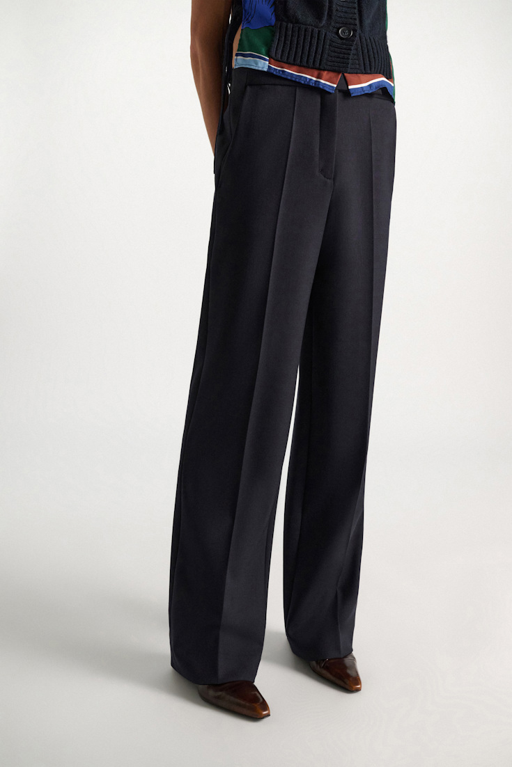 Dorothee Schumacher Wide Pants midnight navy