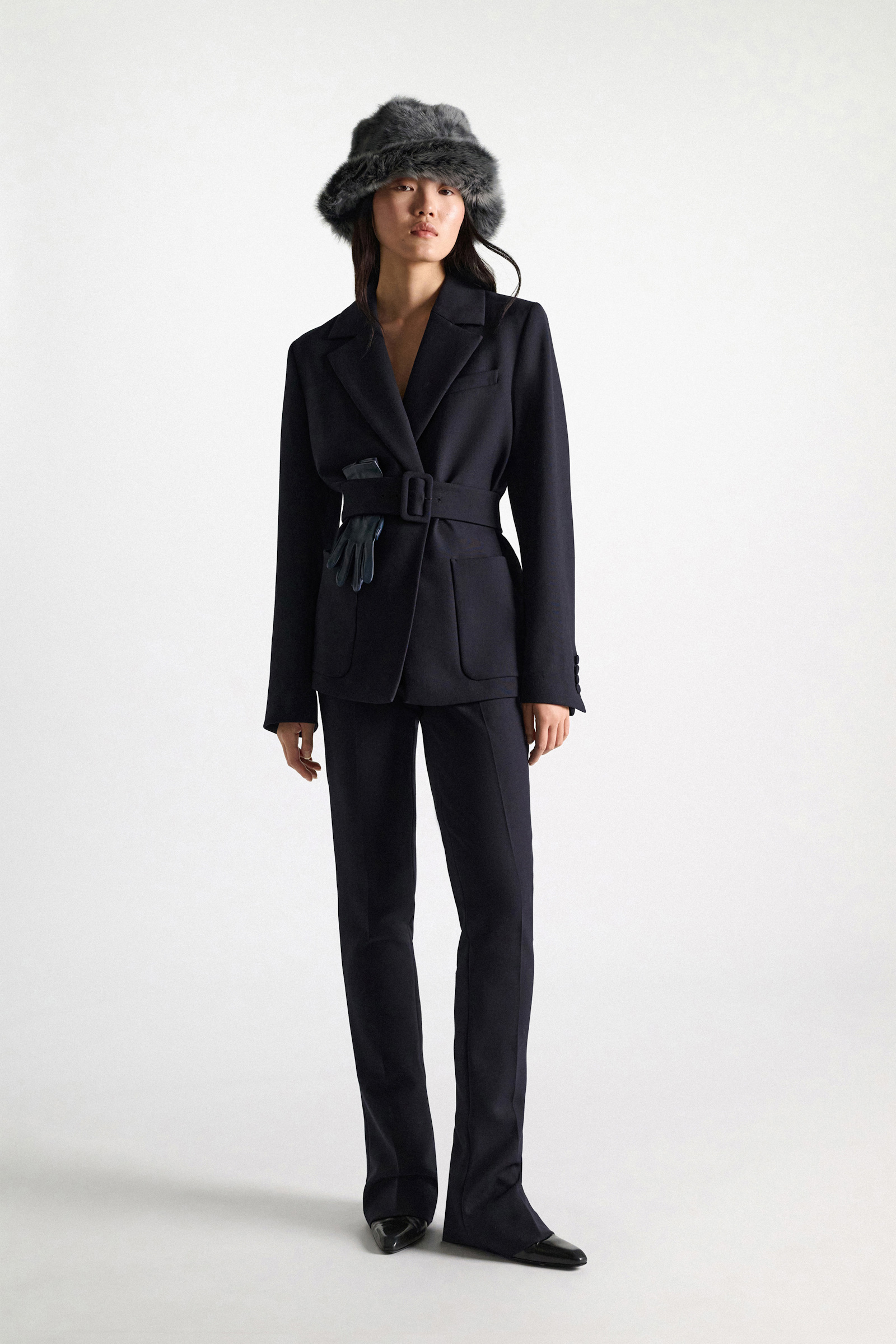 Dorothee Schumacher Long Kickflared Pants midnight navy
