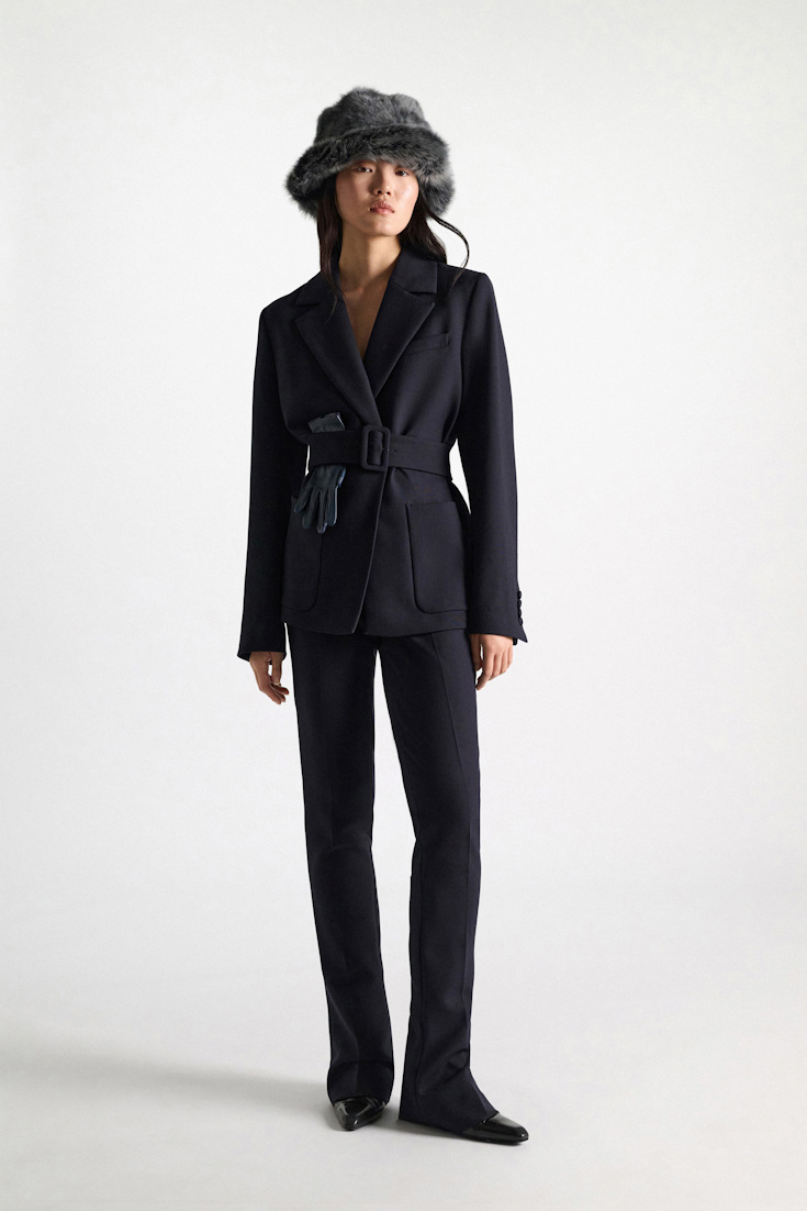 Dorothee Schumacher Long Kickflared Pants midnight navy