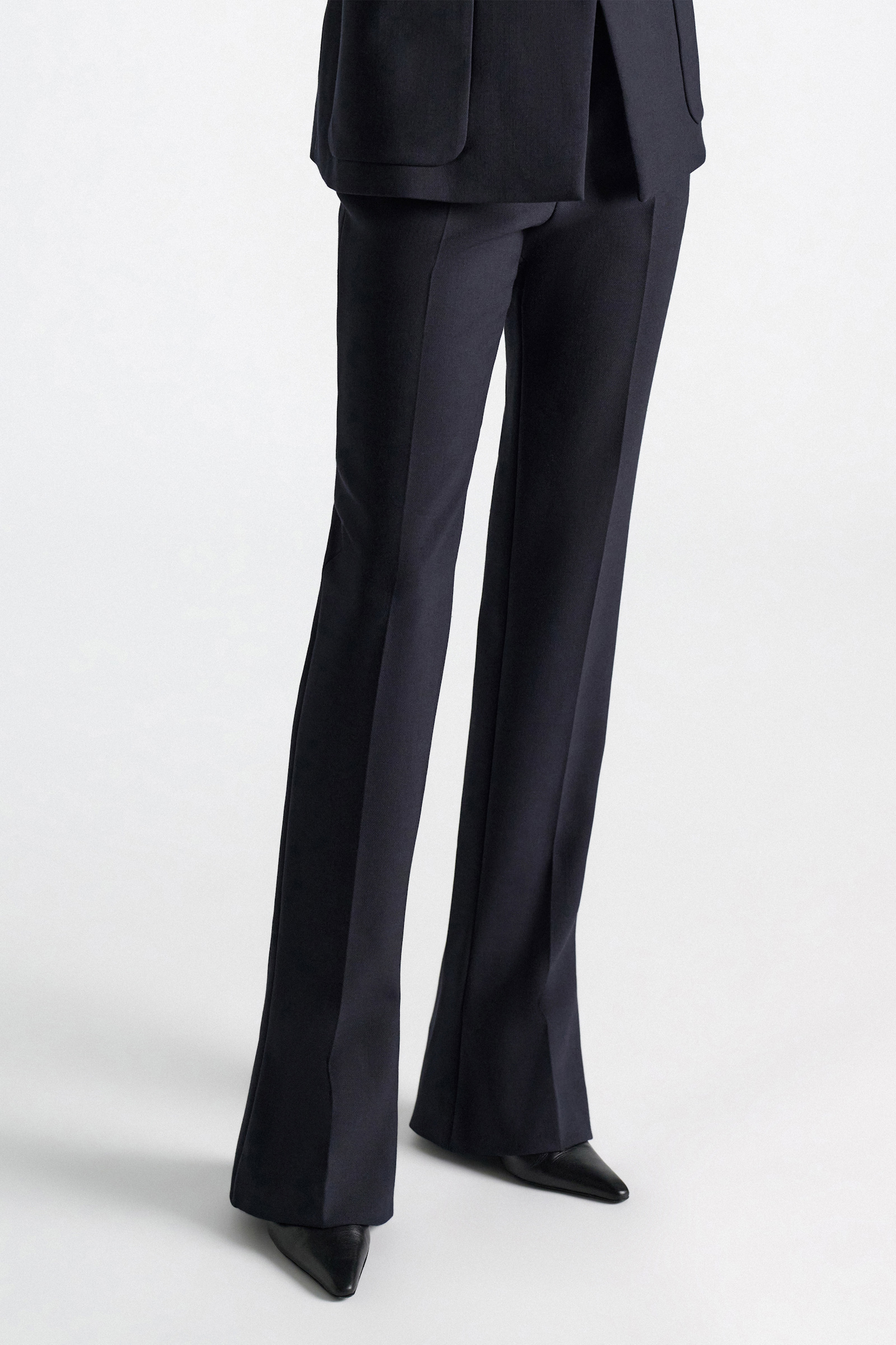 Dorothee Schumacher Long Kickflared Pants midnight navy