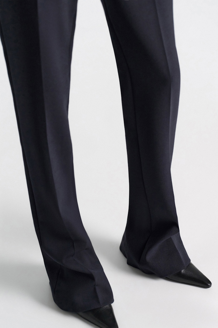 Dorothee Schumacher Long Kickflared Pants midnight navy