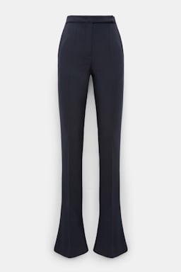 Dorothee Schumacher Flares in virgin wool blend midnight navy