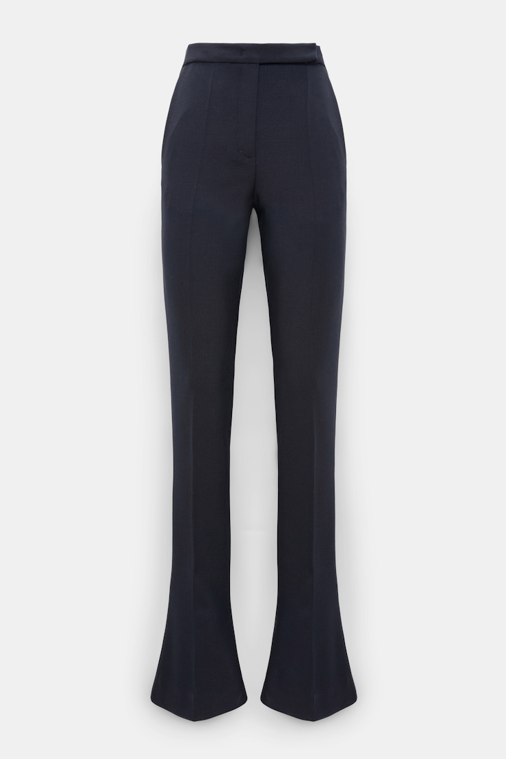 Dorothee Schumacher Long Kickflared Pants midnight navy