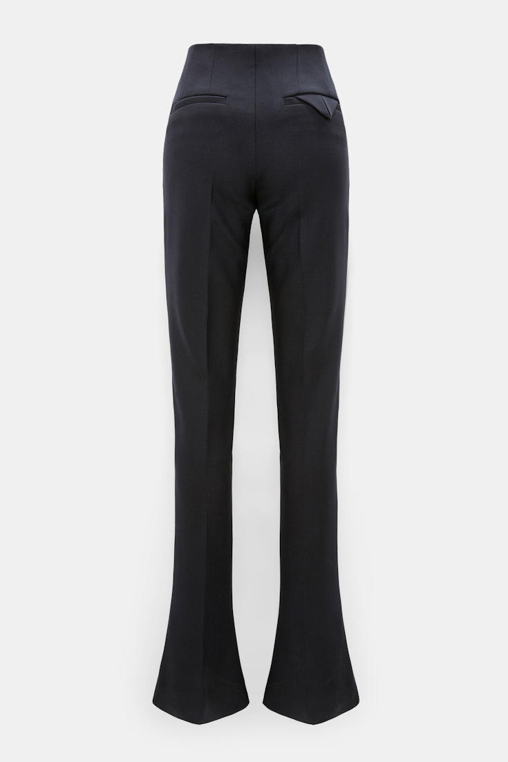 Dorothee Schumacher Long Kickflared Pants midnight navy