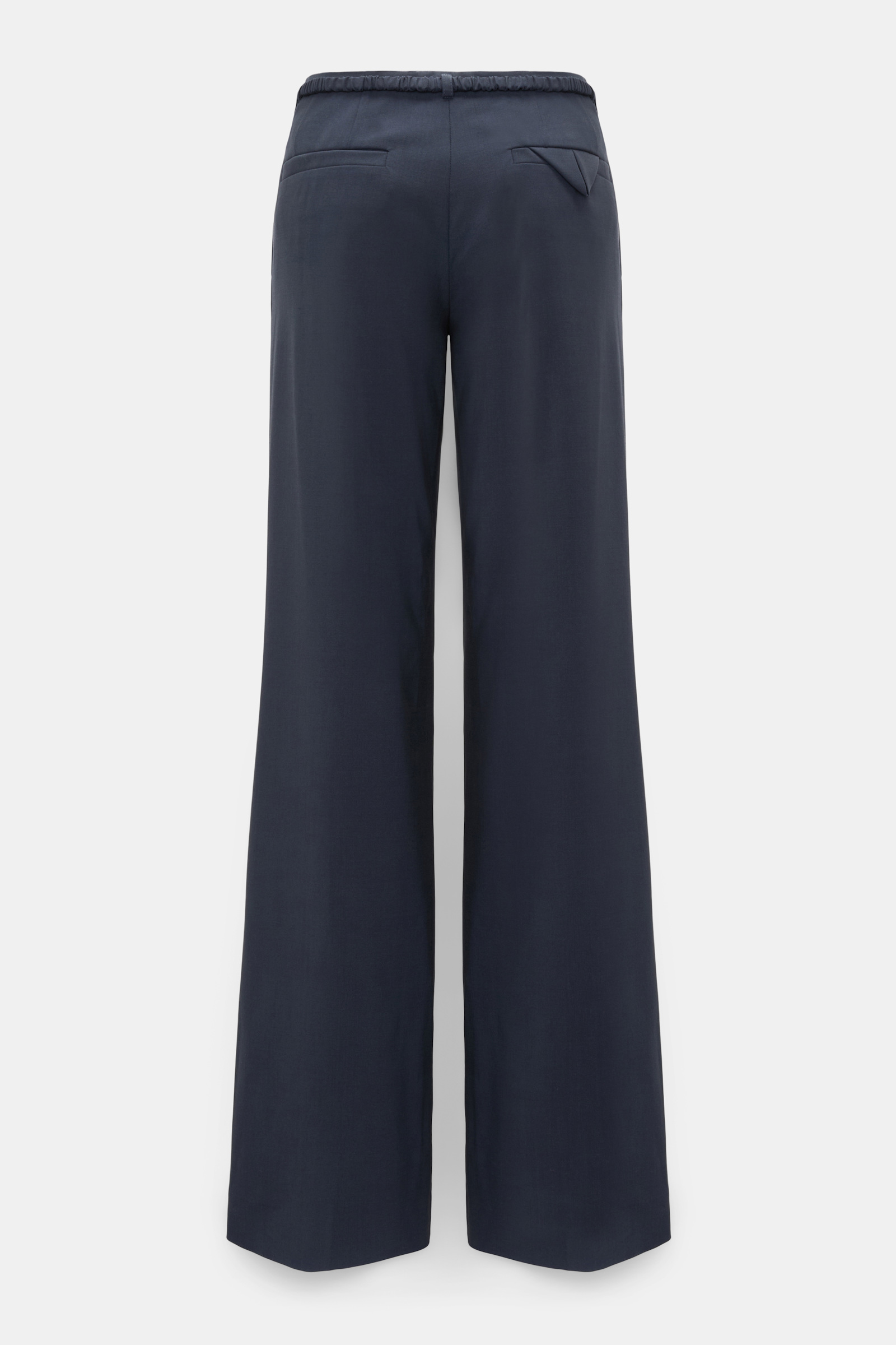 Dorothee Schumacher Wide leg virgin wool pants midnight navy