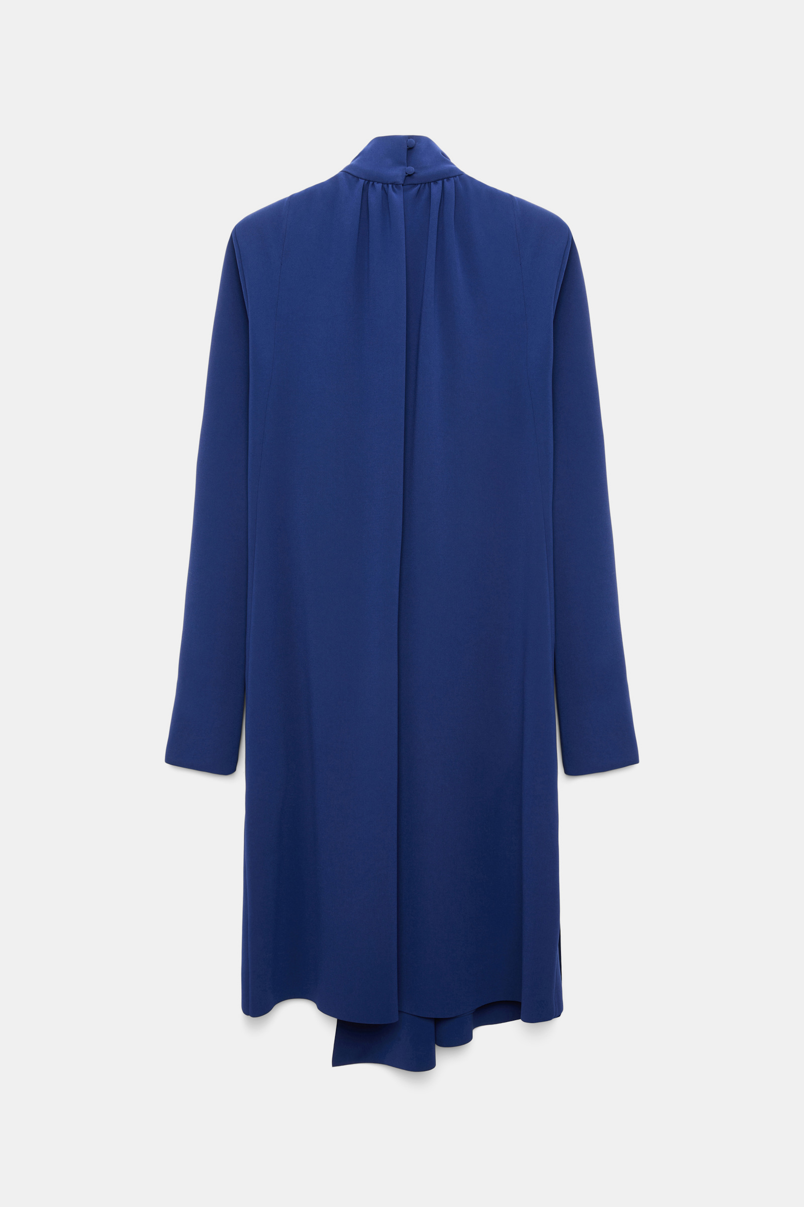 Dorothee Schumacher Drapiertes Bow-Kleid aus japanischem Crêpe ocean blue