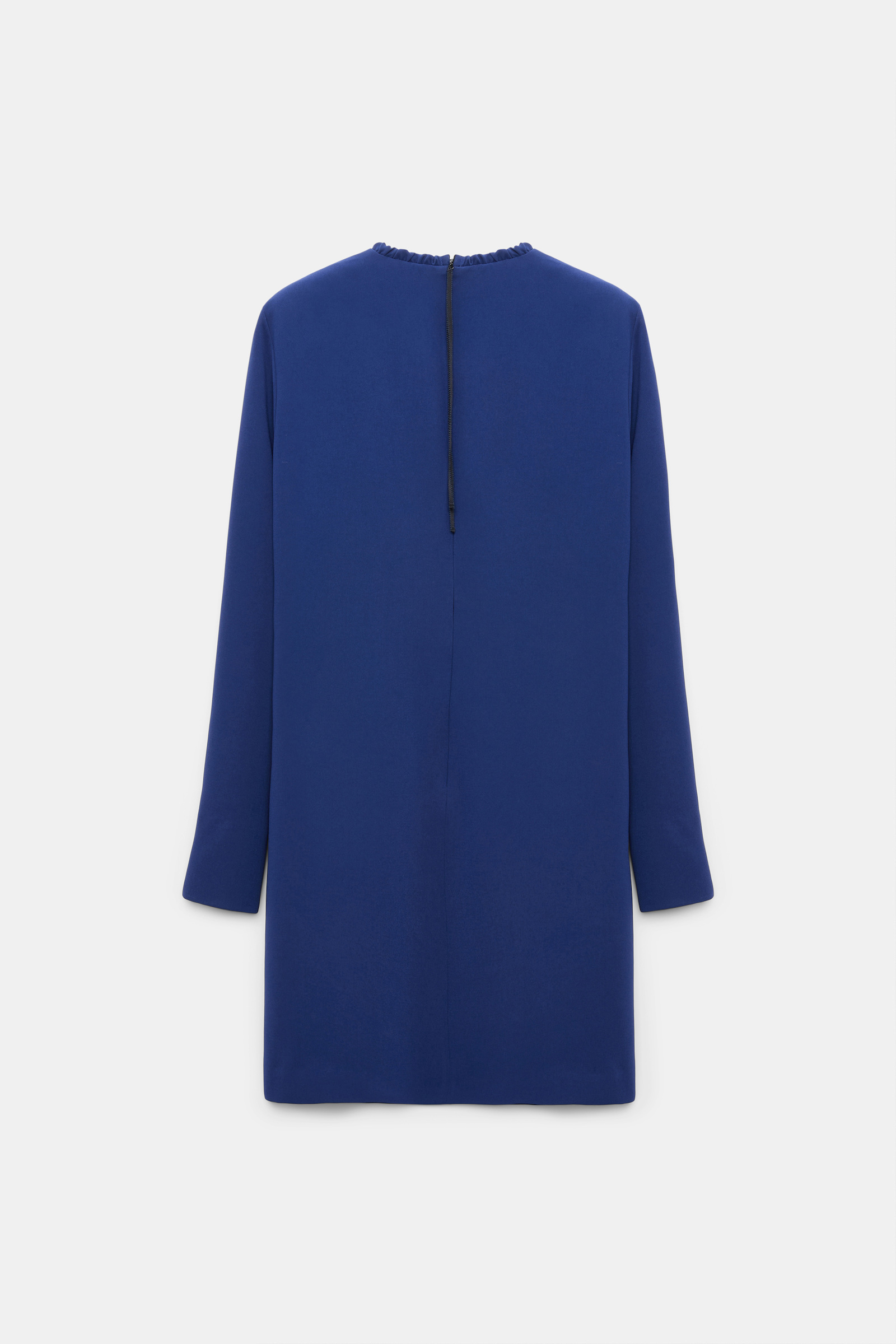 Dorothee Schumacher Kurzes Shiftkleid aus japanischem Crêpe ocean blue