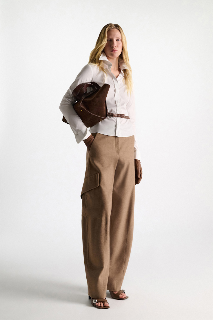 Dorothee Schumacher Bluse aus Easycare Popeline mit hohem Stretchanteil pure white