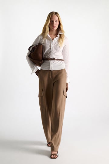 Dorothee Schumacher Bluse aus Easycare Popeline mit hohem Stretchanteil pure white